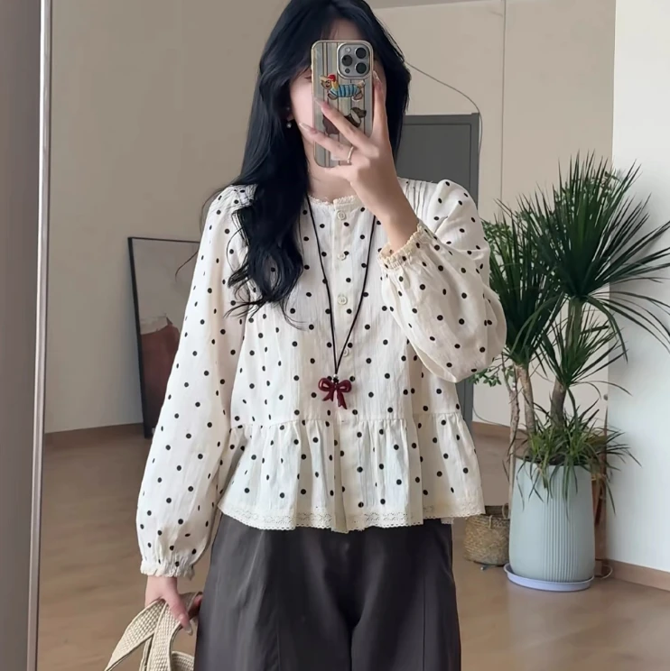 衬衣女款2025新款衬衫女高级感轻奢减龄洋气法式上衣9917