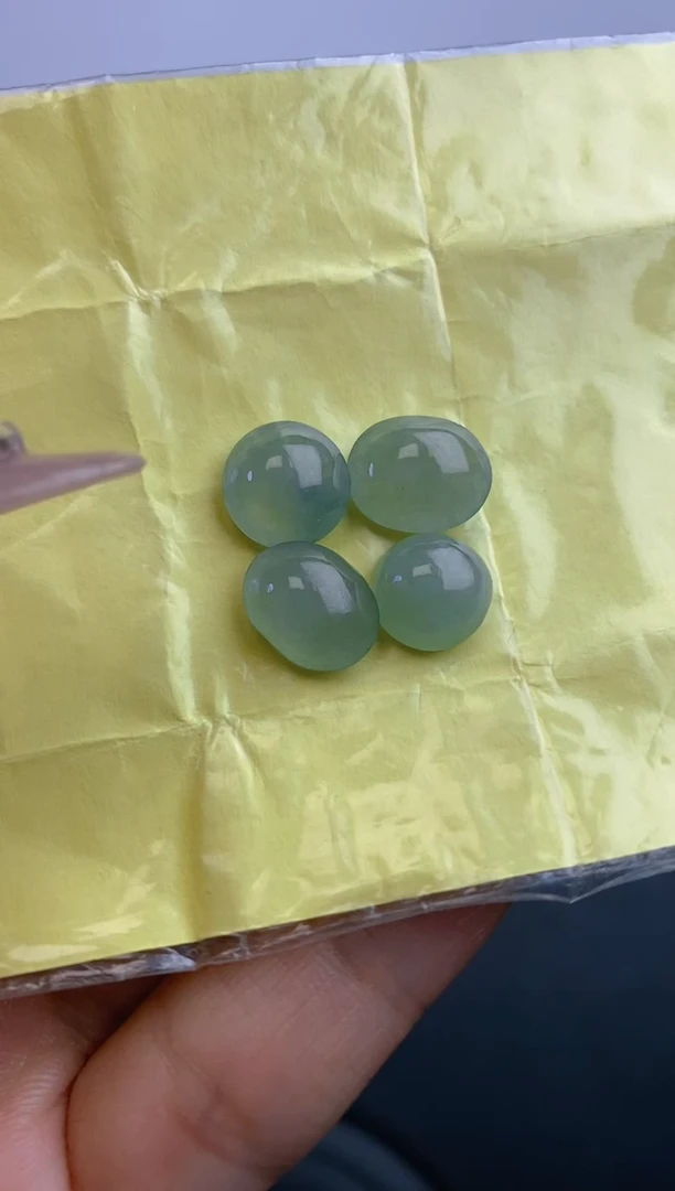 翡翠裸石天然翡翠蛋面15