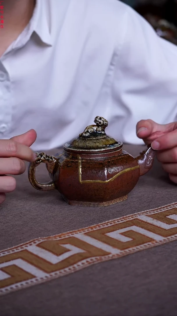 茶壶紫砂宜兴紫砂柴烧