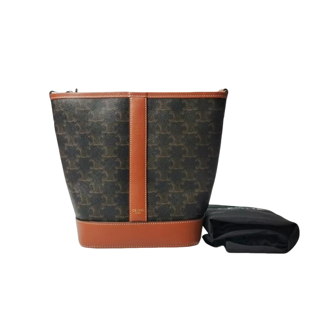 95新 Celine/思琳 安洁利严选水桶包/0012353