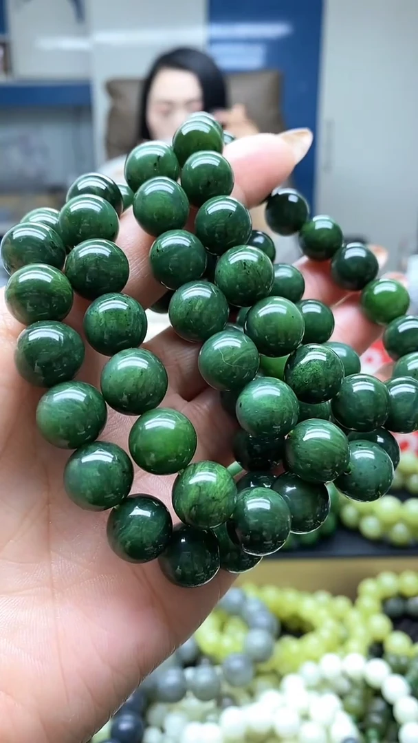未镶嵌手串和田玉碧玉飘翠12多样性发货拍一发一