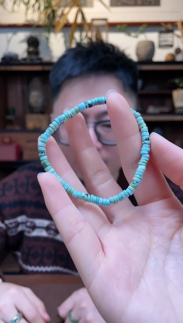 【闪购商品】绿松石手串未镶嵌022松石直切手串ZD多样性发一