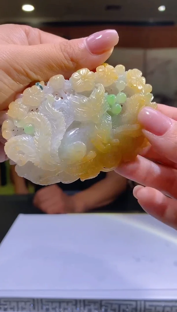 未镶嵌定制翡翠38/0827/W/九尾