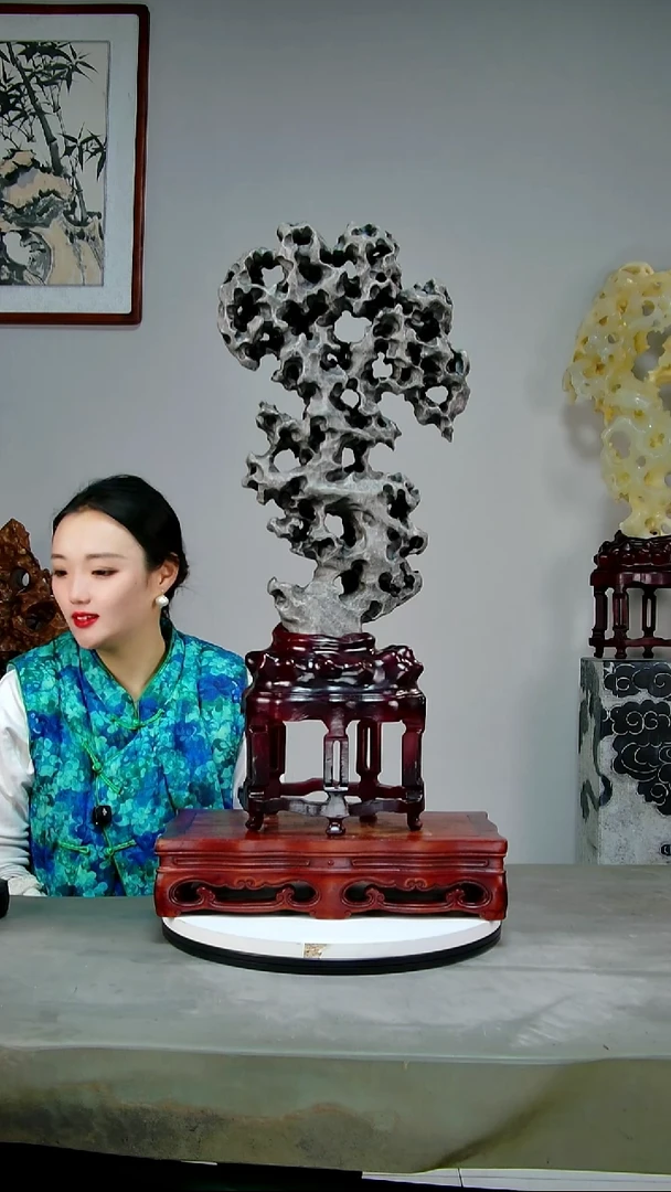 石材稳*太湖石摆件奇石