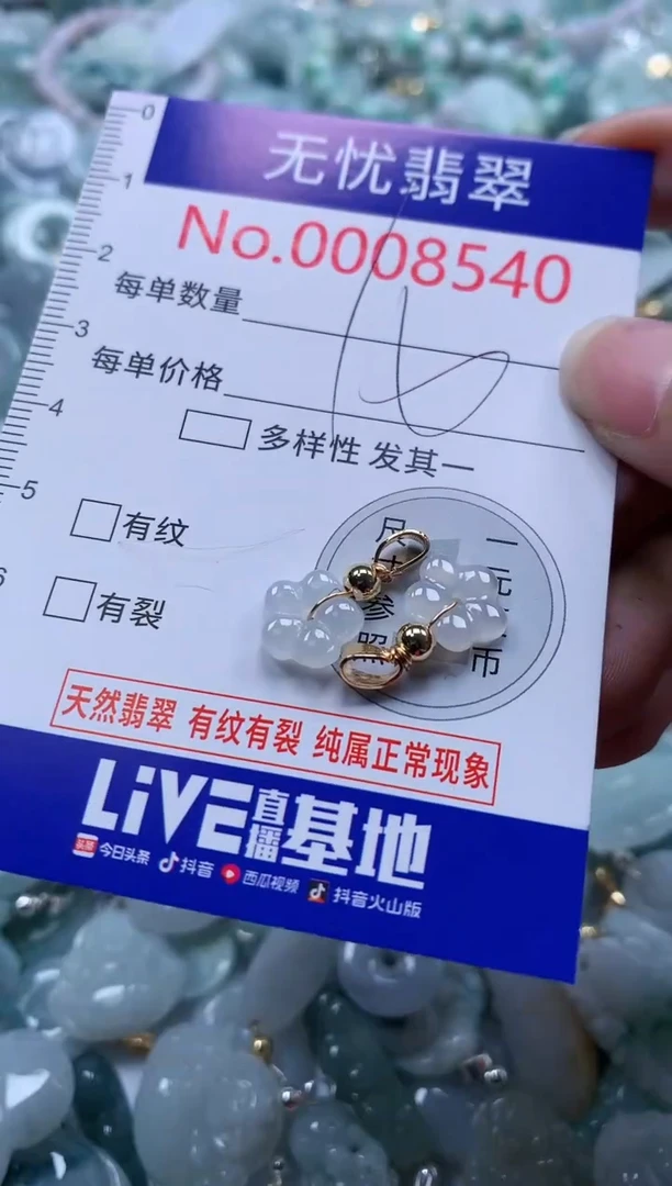 翡翠未镶嵌吊坠(不含链)8540