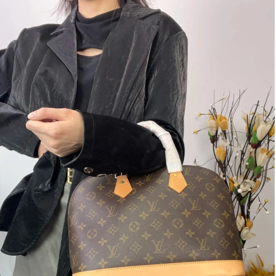 修复品95新 LouisVuitton/路易威登 中古大贝壳  手提斜挎包 小小