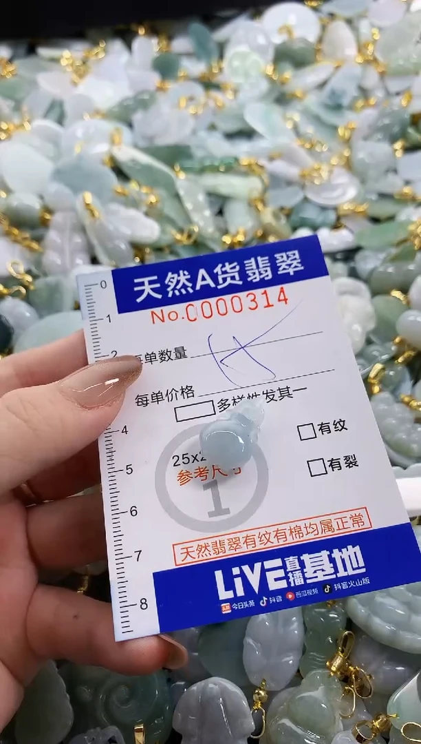 颈饰未镶嵌翡翠少*待天然A货翡翠