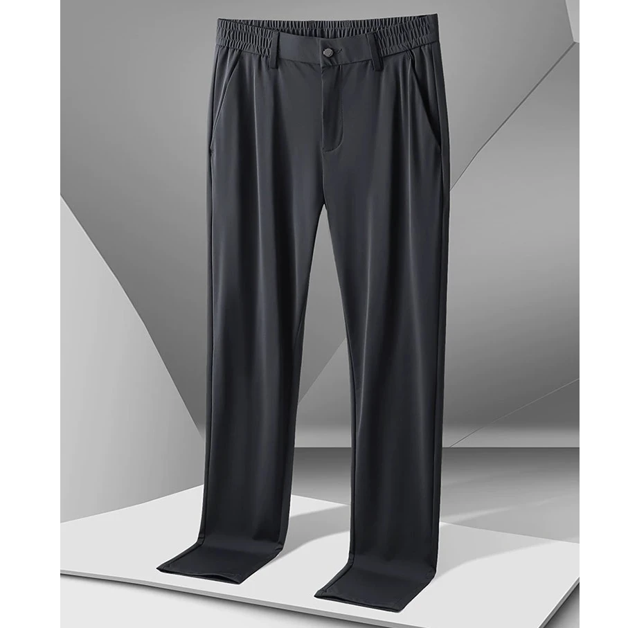 DASELUENA/达司勒娜夏季防紫外线冰丝休闲裤男防晒西裤弹力坠感薄