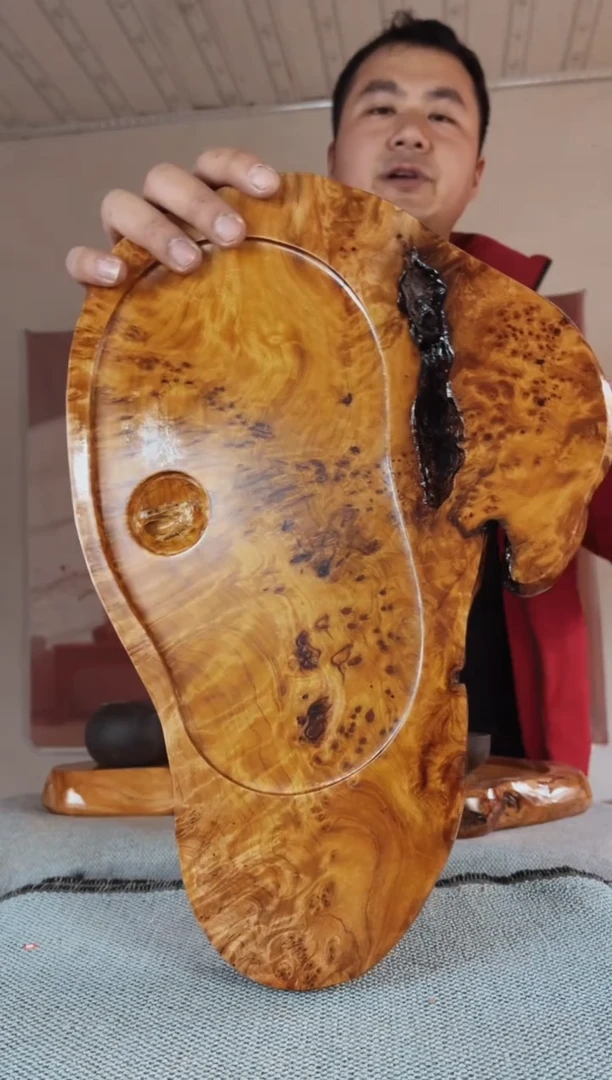 【闪购商品】木木雕茶盘不含配件 截图为准 45