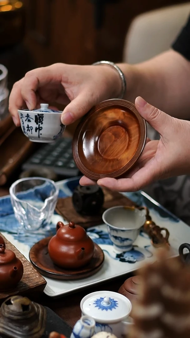 闪购2号 木茶托壶承功夫茶道具