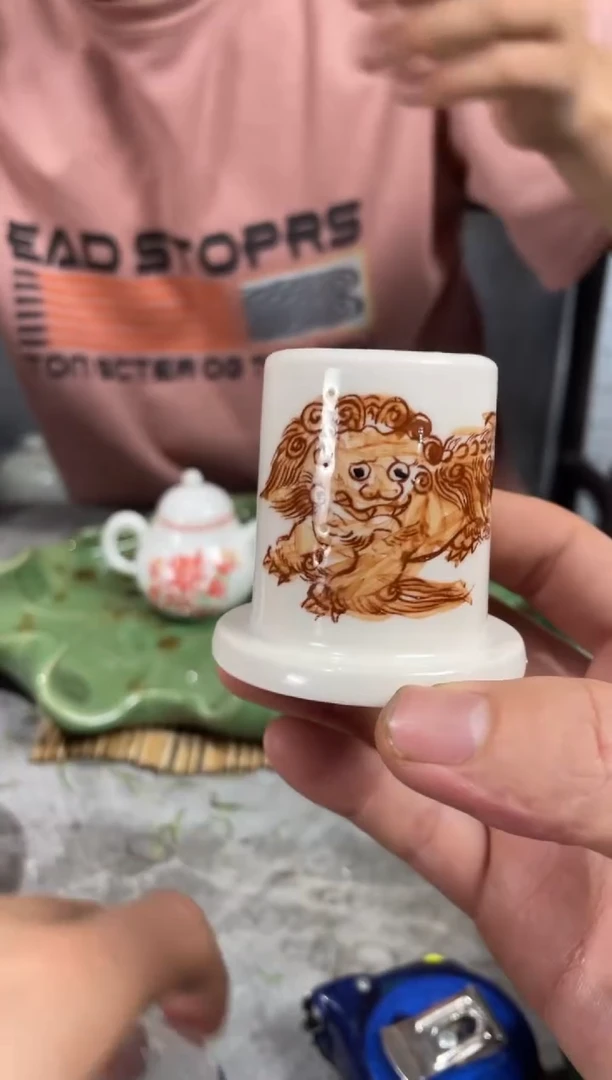 6号牙签筒磁州窑嘎嘎好