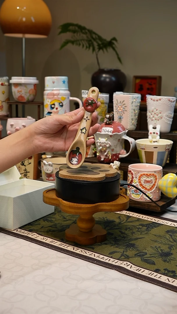 瓷【不带盒子】378高温釉下彩