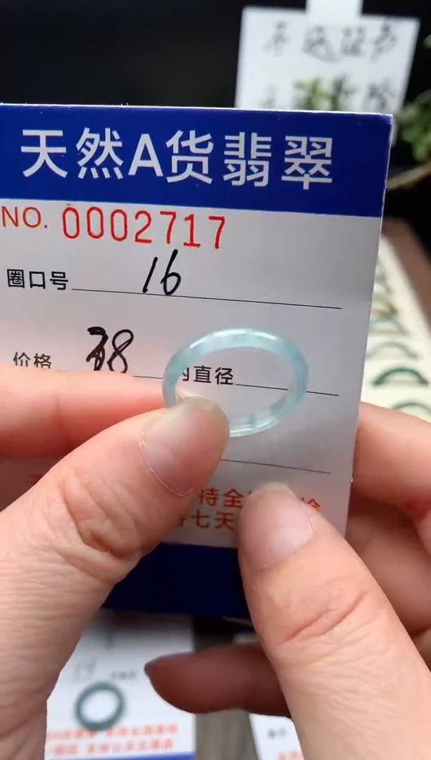 未镶嵌戒指翡翠16#