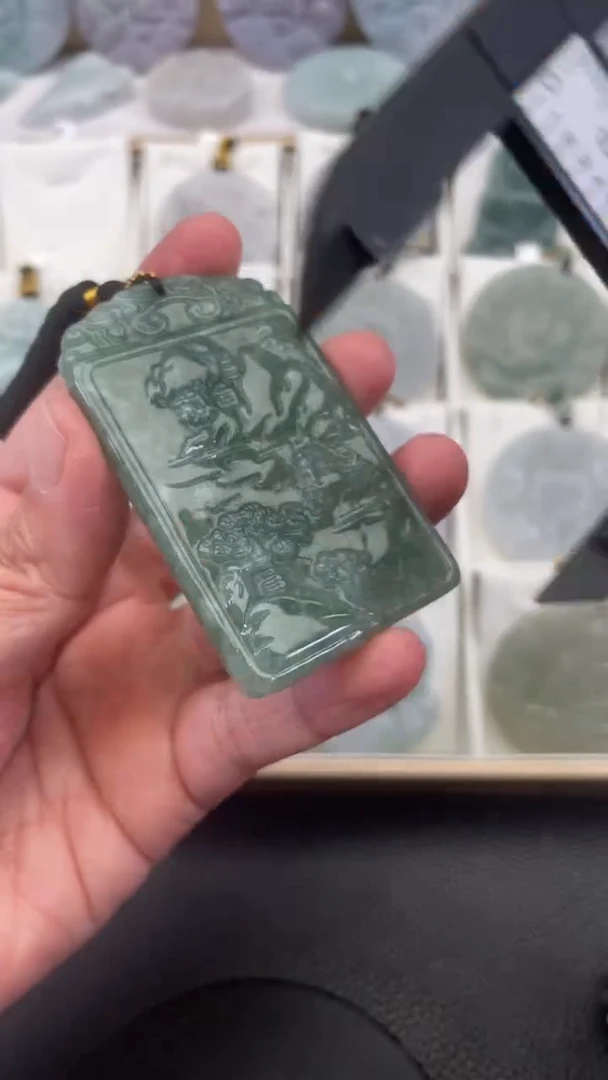 颈饰未镶嵌翡翠天然缅甸翡翠A货321