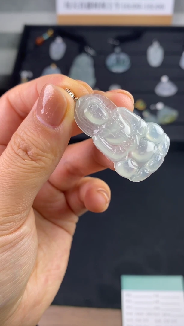 18K金镶嵌定制翡翠JJ0097