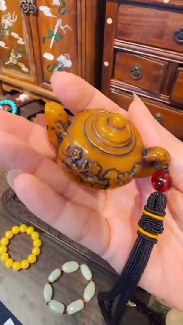 手链蜜蜡未镶嵌开开开-------把把壶