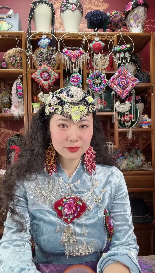 刺绣头上大发箍甜甜家