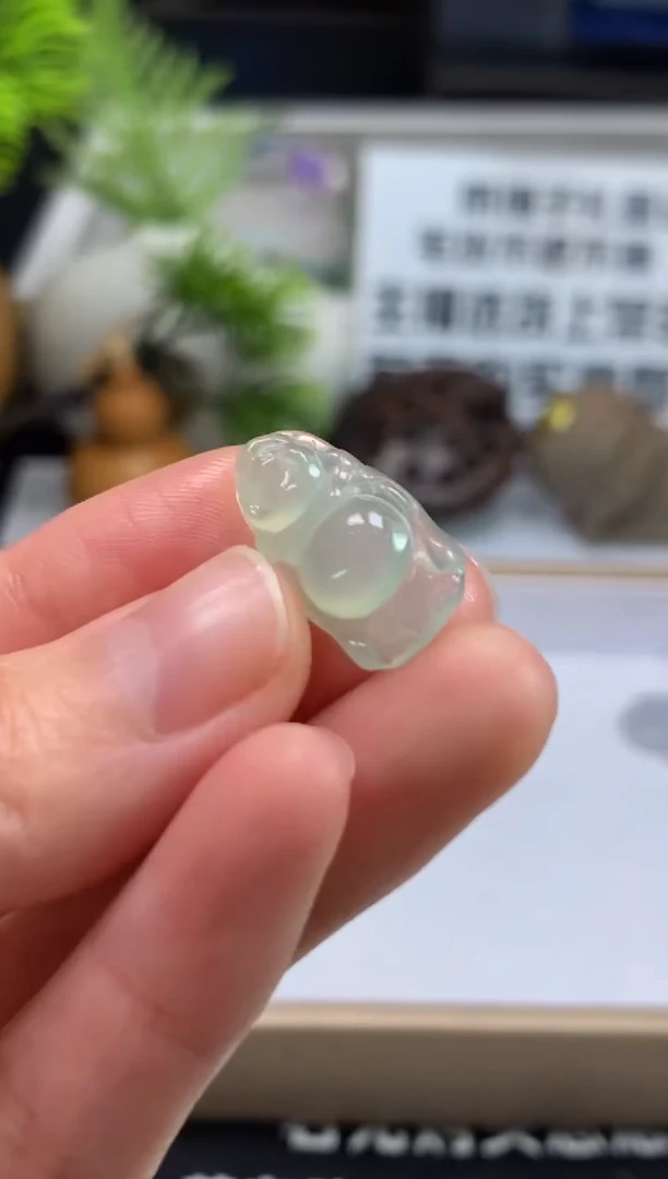 未镶嵌定制翡翠雨*月---103545