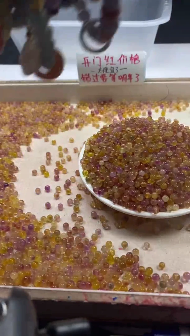 【闪购商品】玛瑙/玉髓颈饰未镶嵌w510百香果4mm*100颗