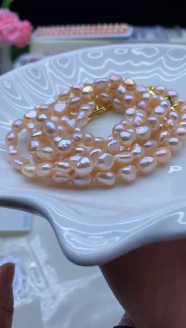 【闪购商品】淡水珍珠颈饰未镶嵌淡水珍珠项链多样性发其一