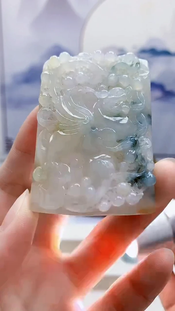 未镶嵌定制翡翠4852ry-毛货挂件9