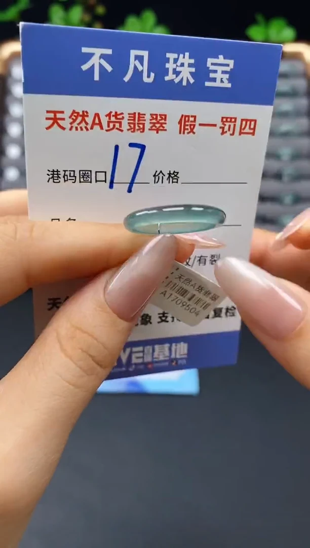未镶嵌戒指翡翠天然A货翡翠09504