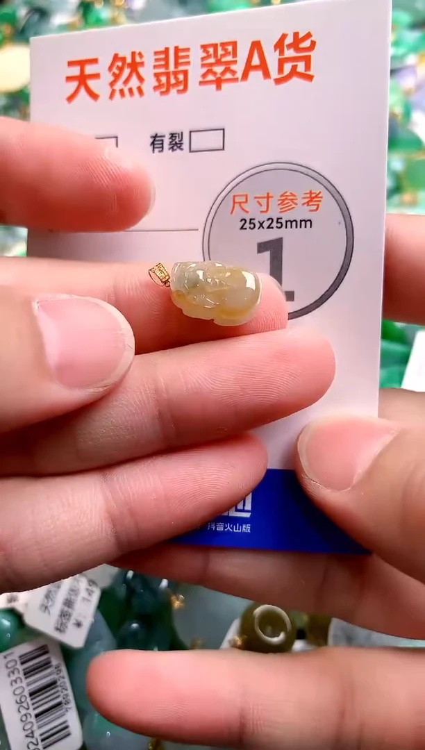 颈饰18K金镶嵌翡翠13007797
