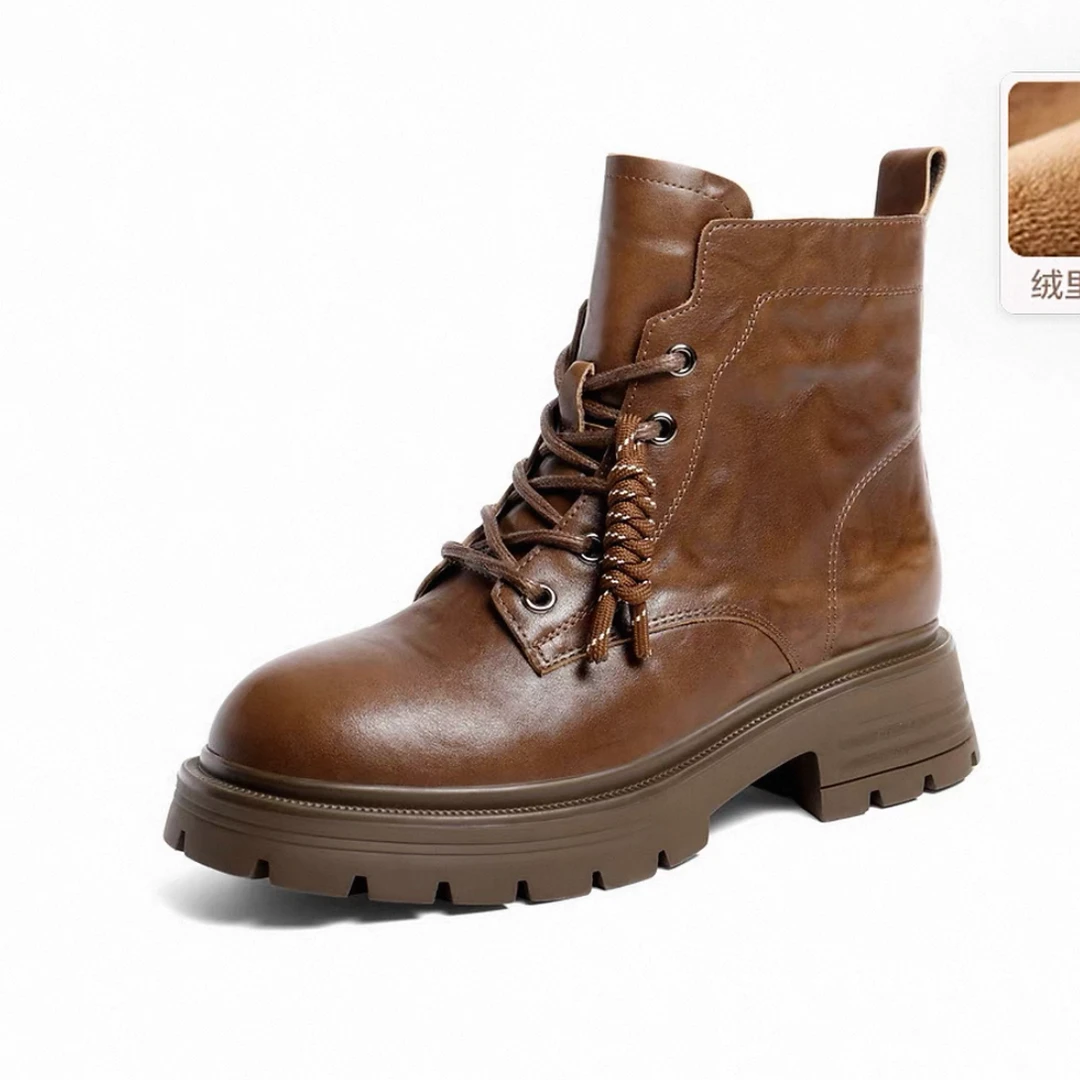 百百厚底英伦风马丁靴