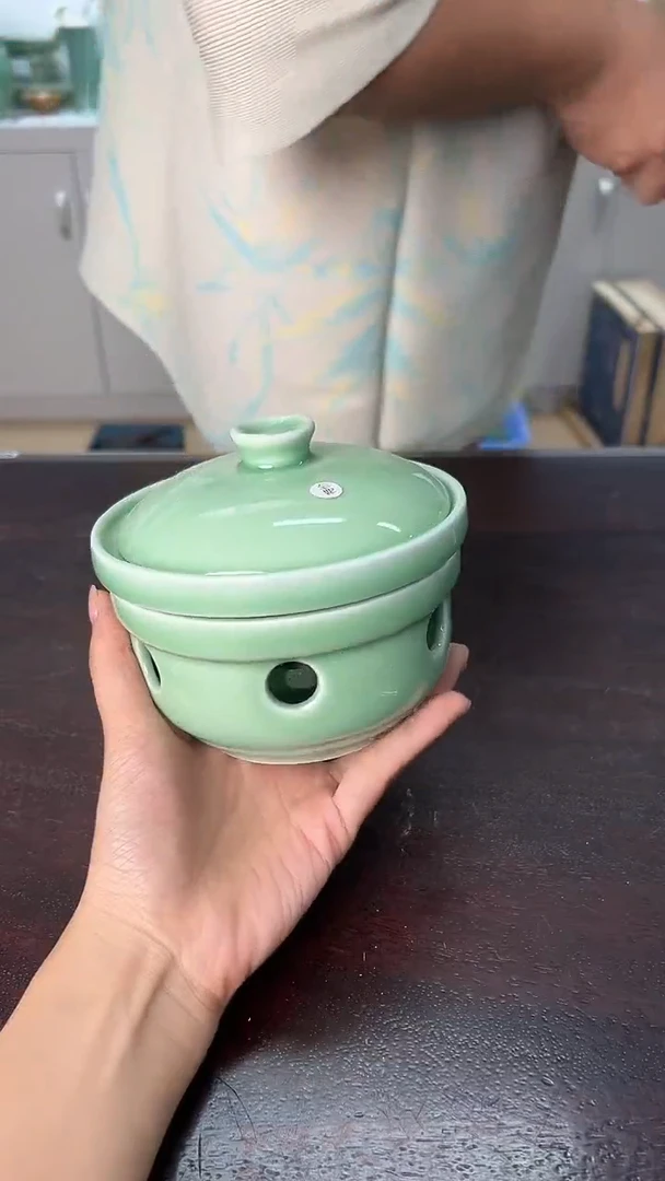 龙泉云间青瓷小米茶器