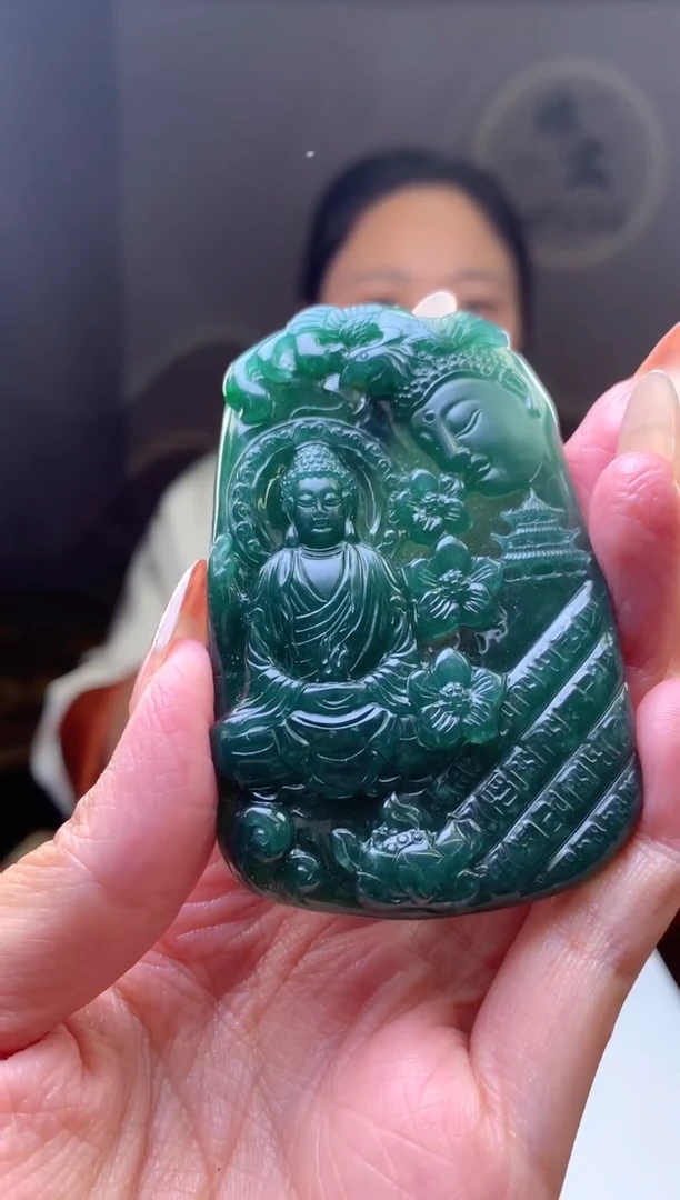 【闪购商品】定制翡翠未镶嵌挂件发货（拍一发一）