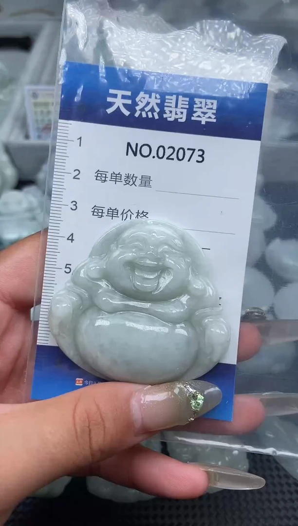 翡翠未镶嵌颈饰纯天然A货翡翠2073