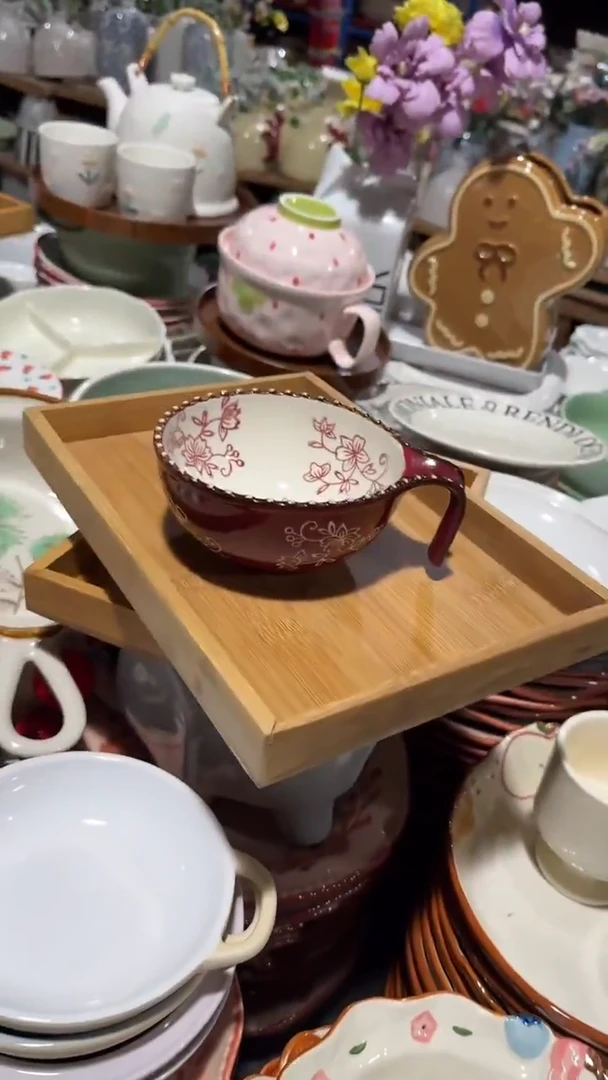 陶瓷手柄早餐杯微瑕 凑满20元包邮