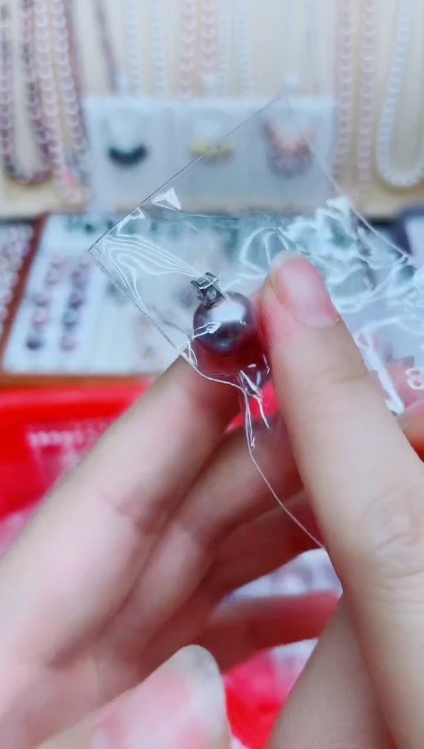 淡水珍珠银S925镶嵌吊坠(不含链)吊坠