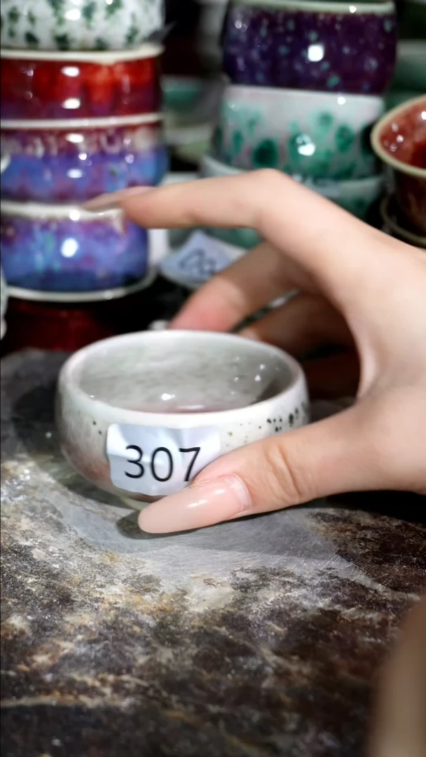 摆件精品窑变钧瓷茶器