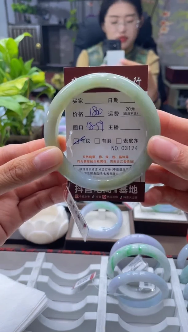 未镶嵌手镯翡翠3124****
