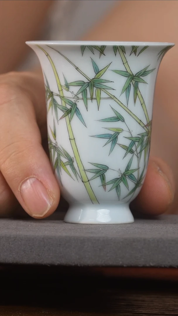 玩茗堂竹子闻香杯X014