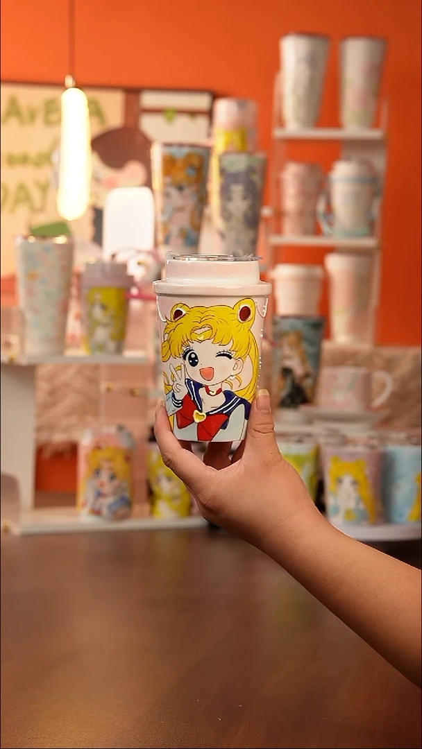 景德镇手工手绘文创陶瓷杯