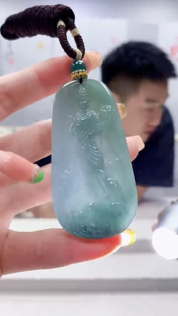 未镶嵌定制翡翠5028ry-毛货挂件45
