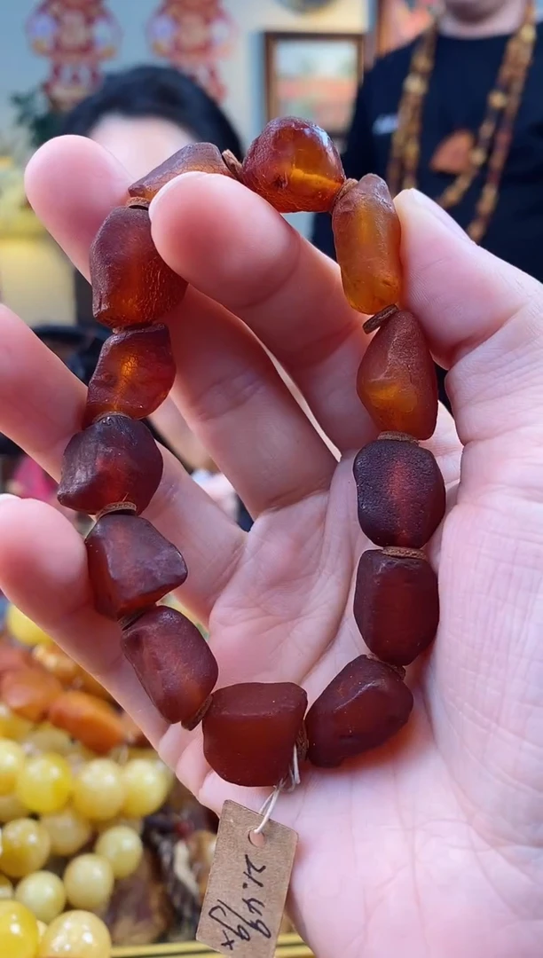 【闪购商品】琥珀手串未镶嵌手串