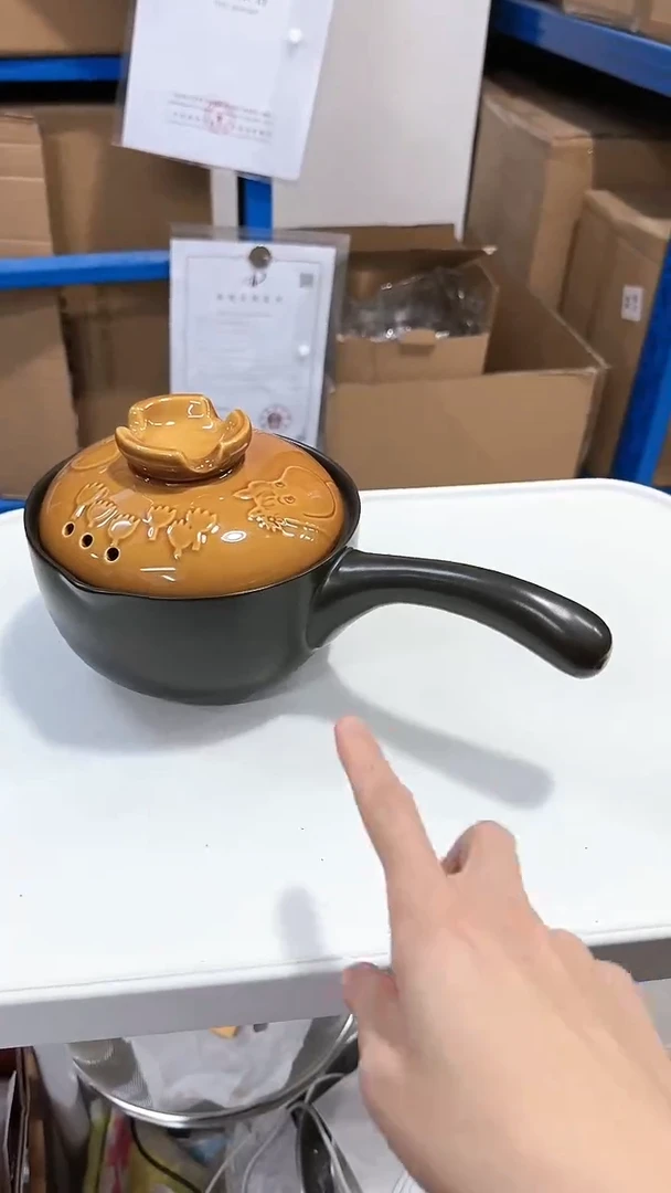 【闪购商品】瓷片姆明古铜系列1.2L奶锅