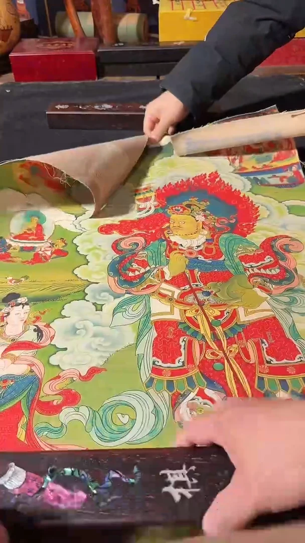 卷轴画藏式珍藏彩绘艺术馆69