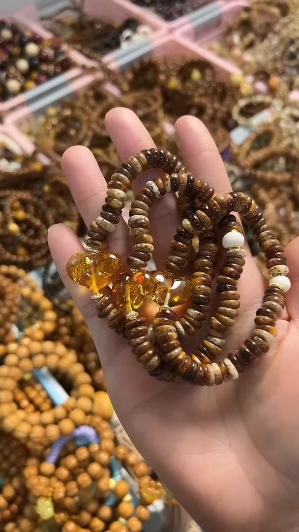 手串星月菩提星月泥鳅背手串8mm  多样性发货