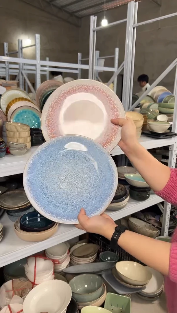 陶瓷外贸尾货瑕疵满20包邮X2 9英寸