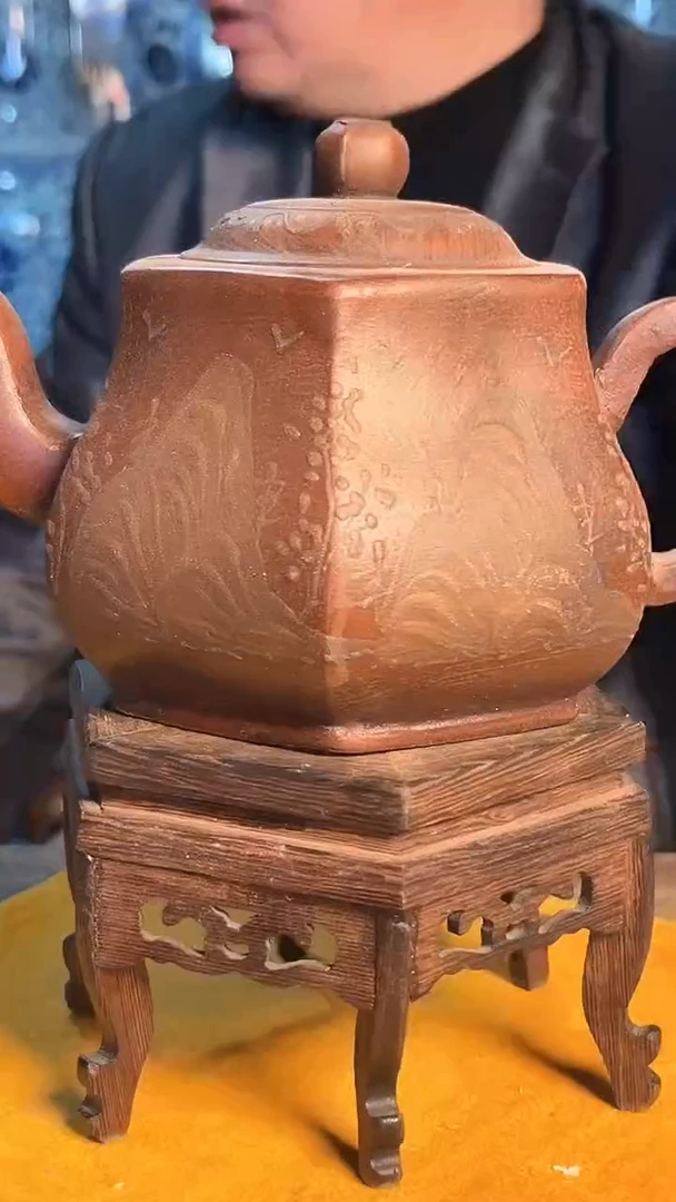 【闪购商品】紫砂茶壶558F现代工艺品一个