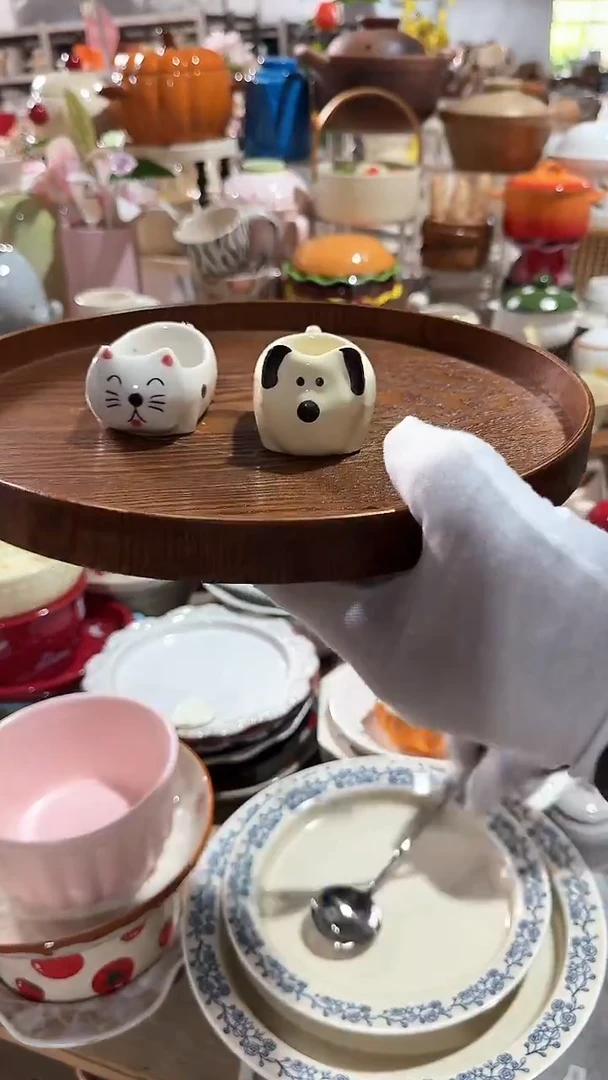 陶瓷2个味碟 微瑕凑满20元包邮