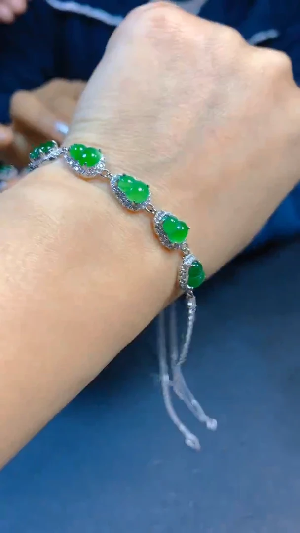 【闪购商品】翡翠手链未镶嵌0716187864多样性发一