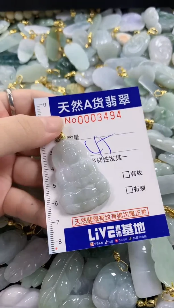颈饰未镶嵌翡翠天然A货翡翠