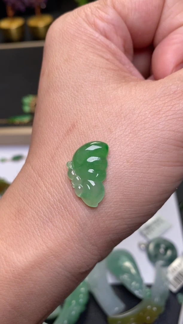 颈饰未镶嵌翡翠x*x净货1292