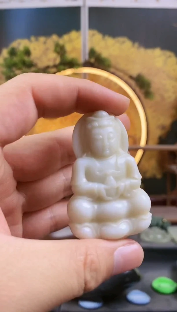 和田玉未镶嵌颈饰96