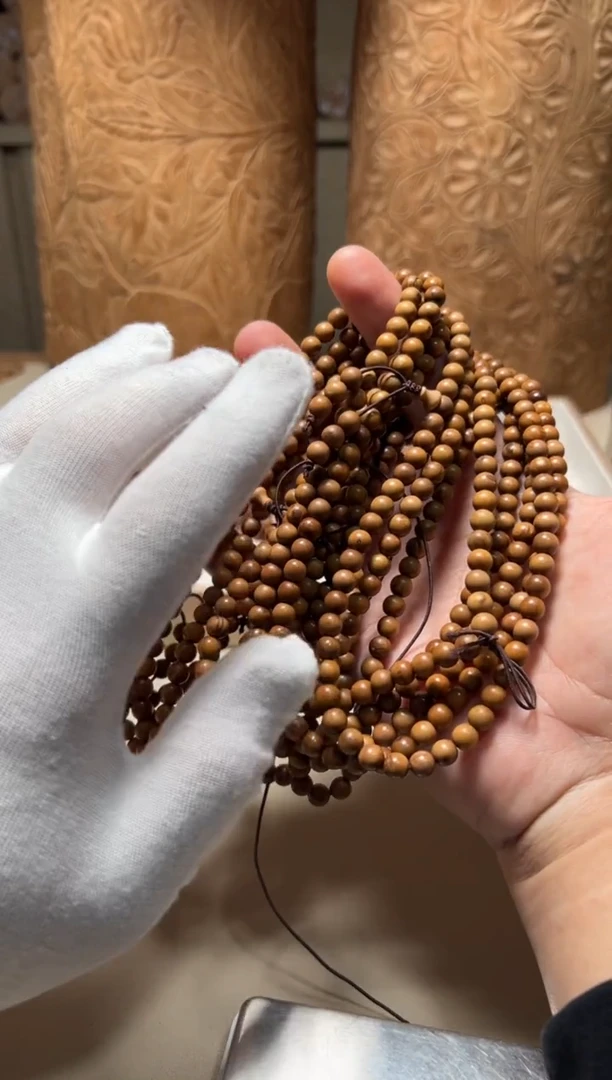 【闪购商品】檀香木手串/手链老山檀香0.6/108顺纹黑肉瑕疵福利